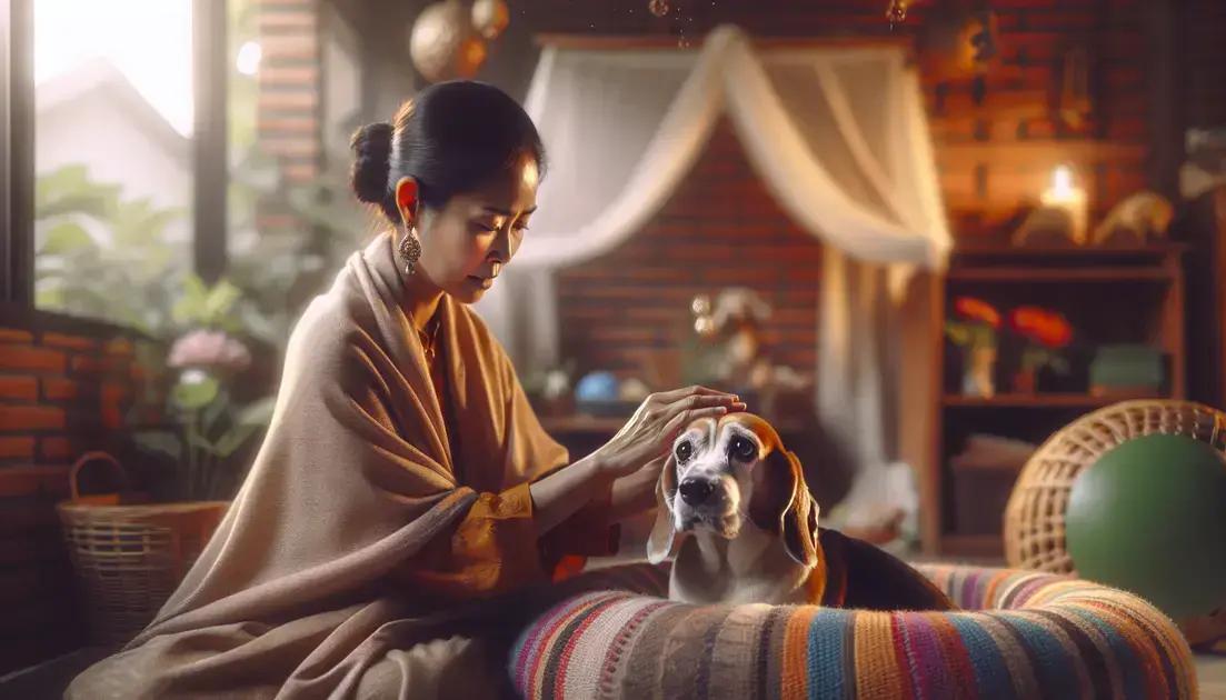 Como confortar um cachorro chorando
