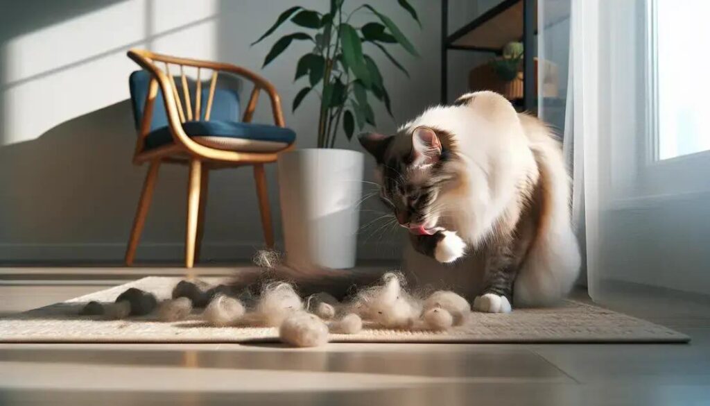Gato Vomitando? Descubra as causas e quando se preocupar.