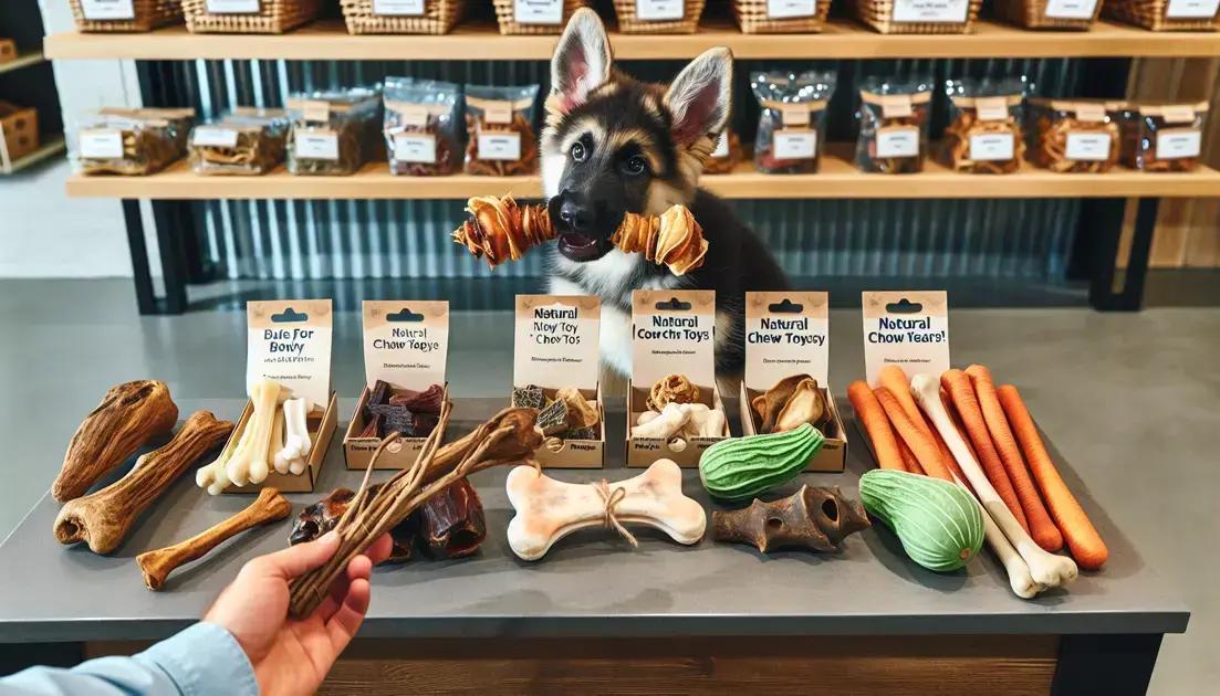 Mordedores Naturais para Cachorro: Alternativa Saudável e Divertida